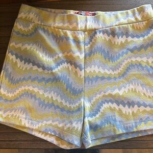 Urban Outfitters pull on Blue and Green knit Shorts